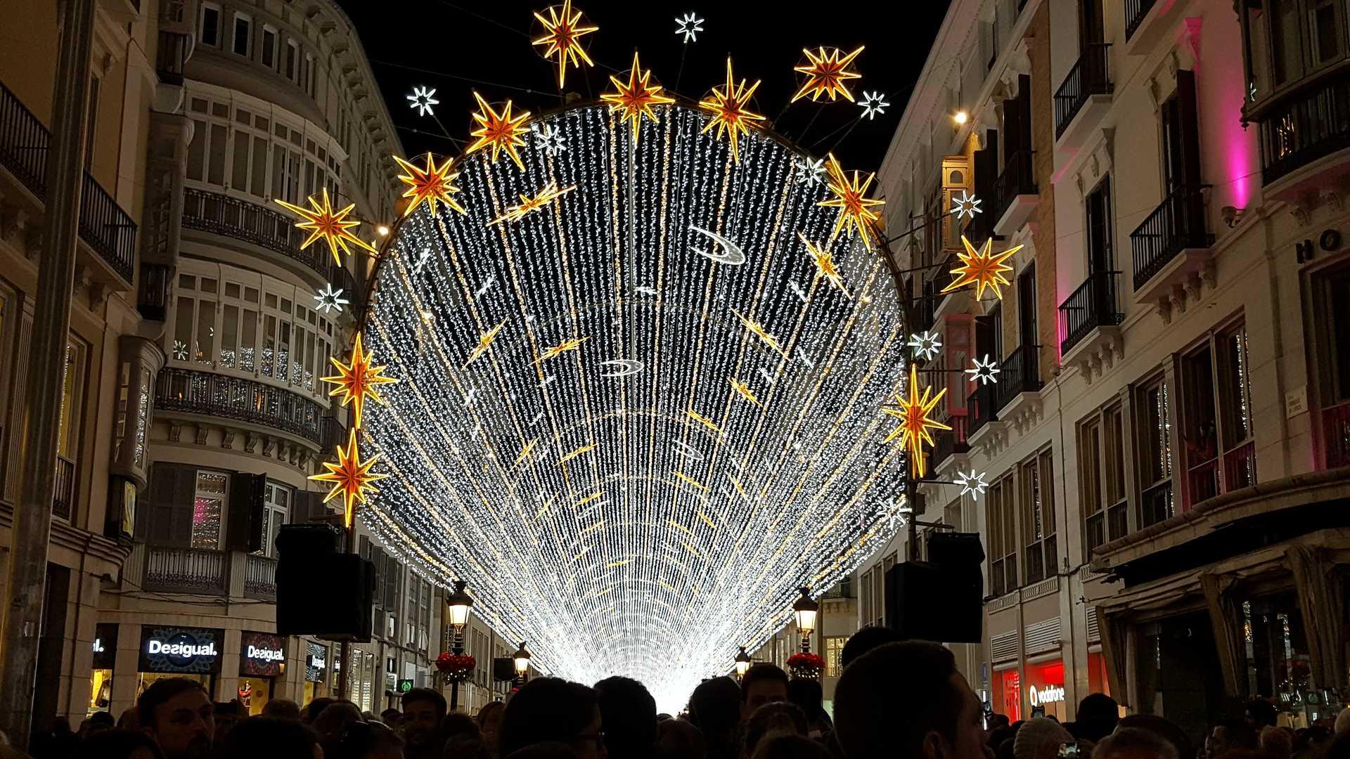 Weihnachtliche Lichter in Andalusien: Termine des traditionellen Einschaltens der Weihnachtsbeleuchtung